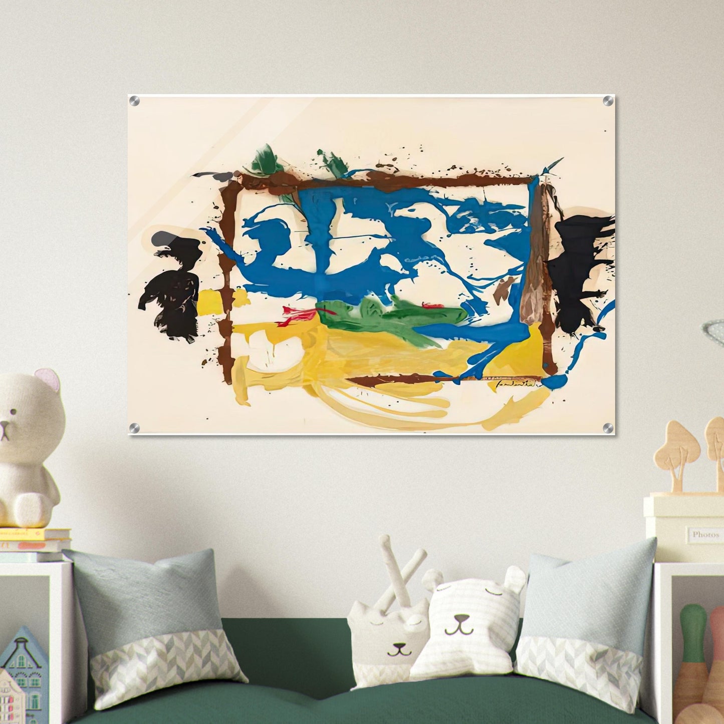 Swan Lake I, 1961- - Helen Frankenthaler Acrylic Print - 70x100 cm / 28x40″ inches | Helen Frankenthaler Wall Art | Helen Frankenthaler Prints