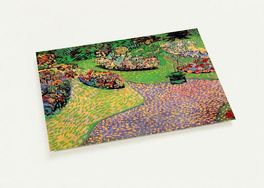 Garden in Auvers By Vincent van Gogh Pack of 10 Post Cards | Vincent van Gogh Post Cards | A6 (10.5 x 14.8 cm) - 4.1 x 5.8 inches