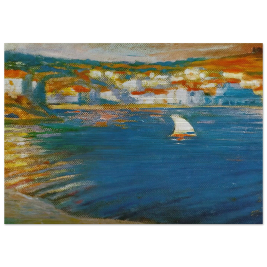 LANDSCAPE NEAR CADAQUES 1921 - Salvador Dali Brushed Aluminum Print - 70x100 cm / 28x40 inches | Salvador Dali Aluminum Print | Salvador Dali Prints