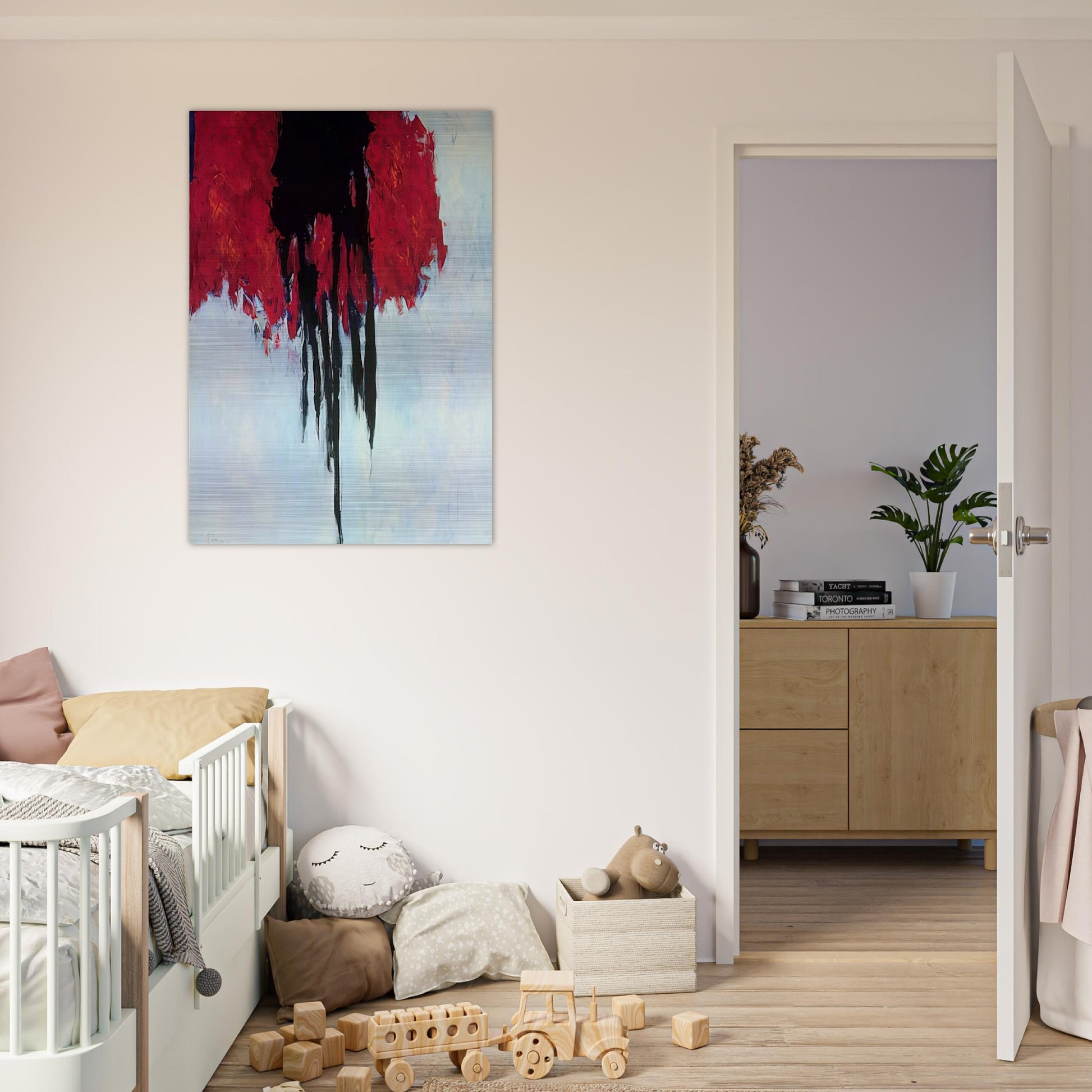 Adam - 1961 - Theodoros Stamos Brushed Aluminum Print - 70x100 cm / 28x40 inches | Theodoros Stamos Aluminum Print | Theodoros Stamos Prints