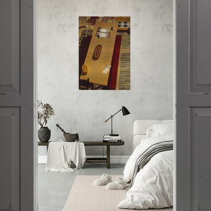 Americana - 1931 - Charles Sheeler Brushed Aluminum Print - 70x100 cm / 28x40 inches | Charles Sheeler Aluminum Print | Charles Sheeler Prints