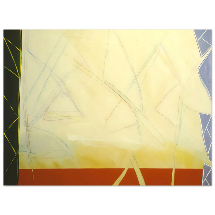 Ronnie Landfield - Rights Of Man 6 - 1988  75x100 cm / 30x40inches Fine Art Poster