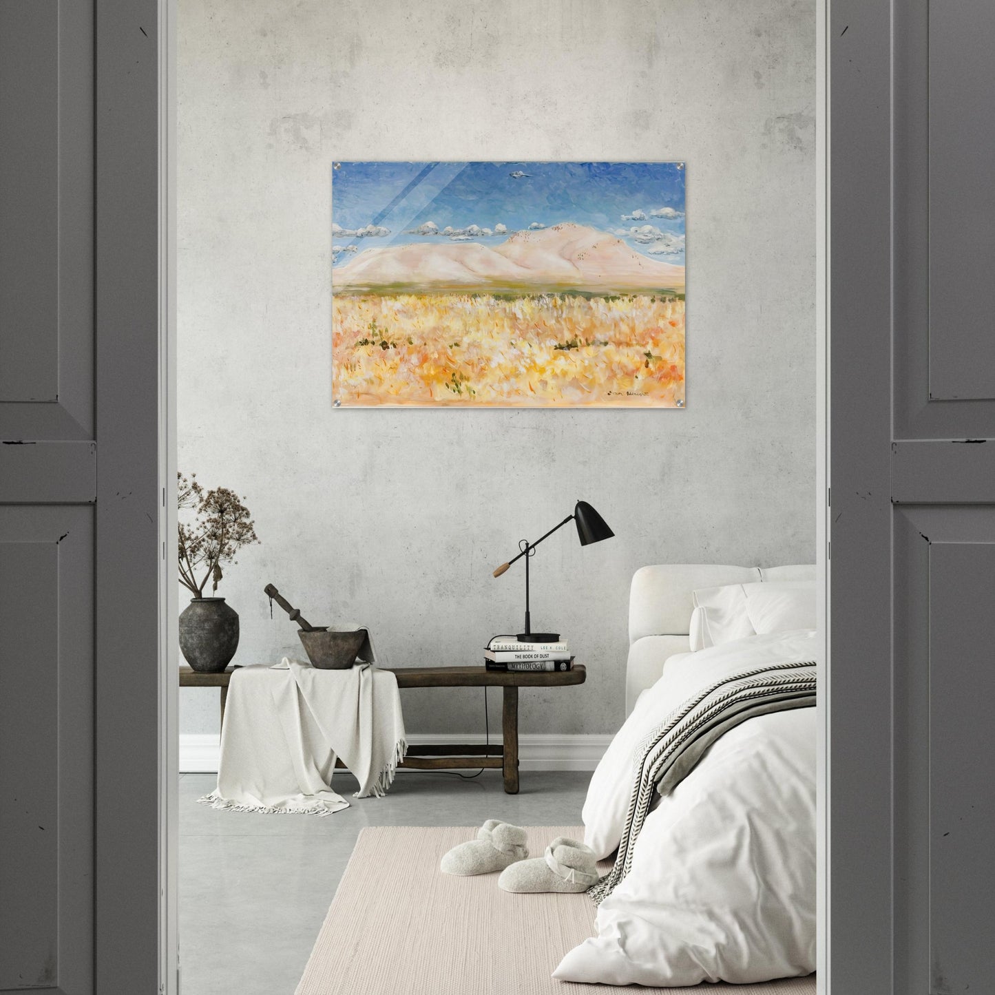 JACKSON HOLE WYOMING 1973 - Ivan Albright Acrylic Print - 70x100 cm / 28x40″ inches | Ivan Albright Wall Art | Ivan Albright Prints