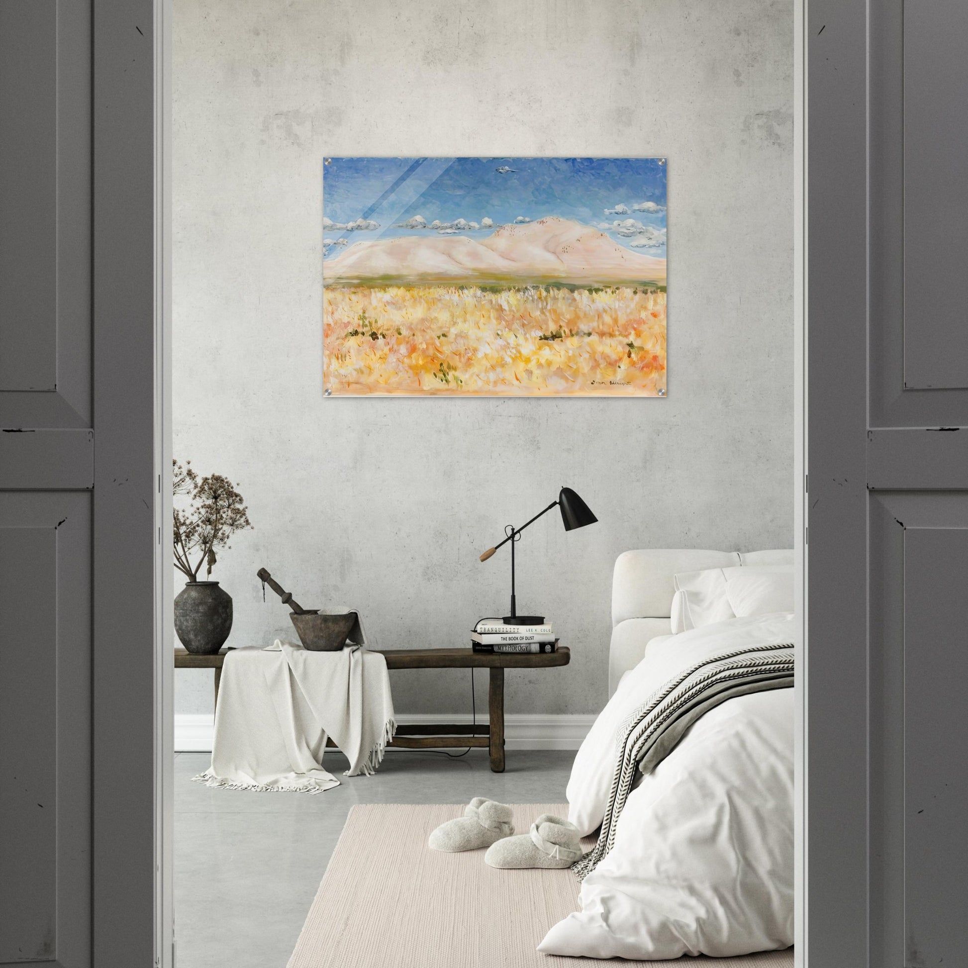 JACKSON HOLE WYOMING 1973 - Ivan Albright Acrylic Print - 70x100 cm / 28x40″ inches | Ivan Albright Wall Art | Ivan Albright Prints