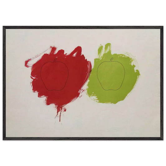 Cut - 1964 - Billy Apple Framed Art Print – Black Wooden Frame - Default Title - -Framed Art Print