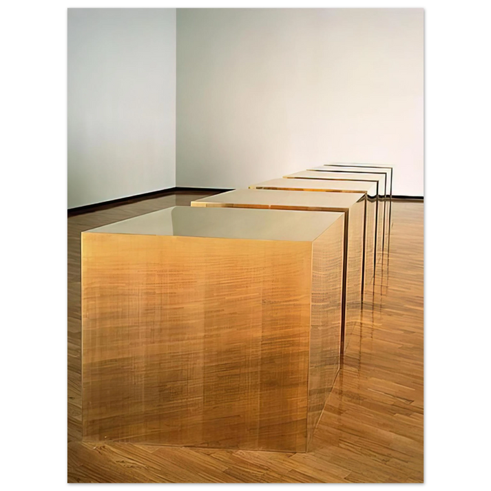 Donald Judd - Untitled Six Boxes - 1974  75x100 cm / 30x40inches Fine Art Poster