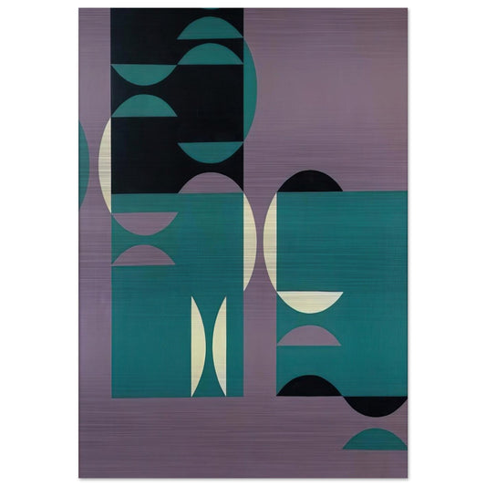 4 temas circulares - 1953 - Tomas Maldonado Brushed Aluminum Print - 70x100 cm / 28x40 inches | Tomas Maldonado Aluminum Print | Tomas Maldonado Prints