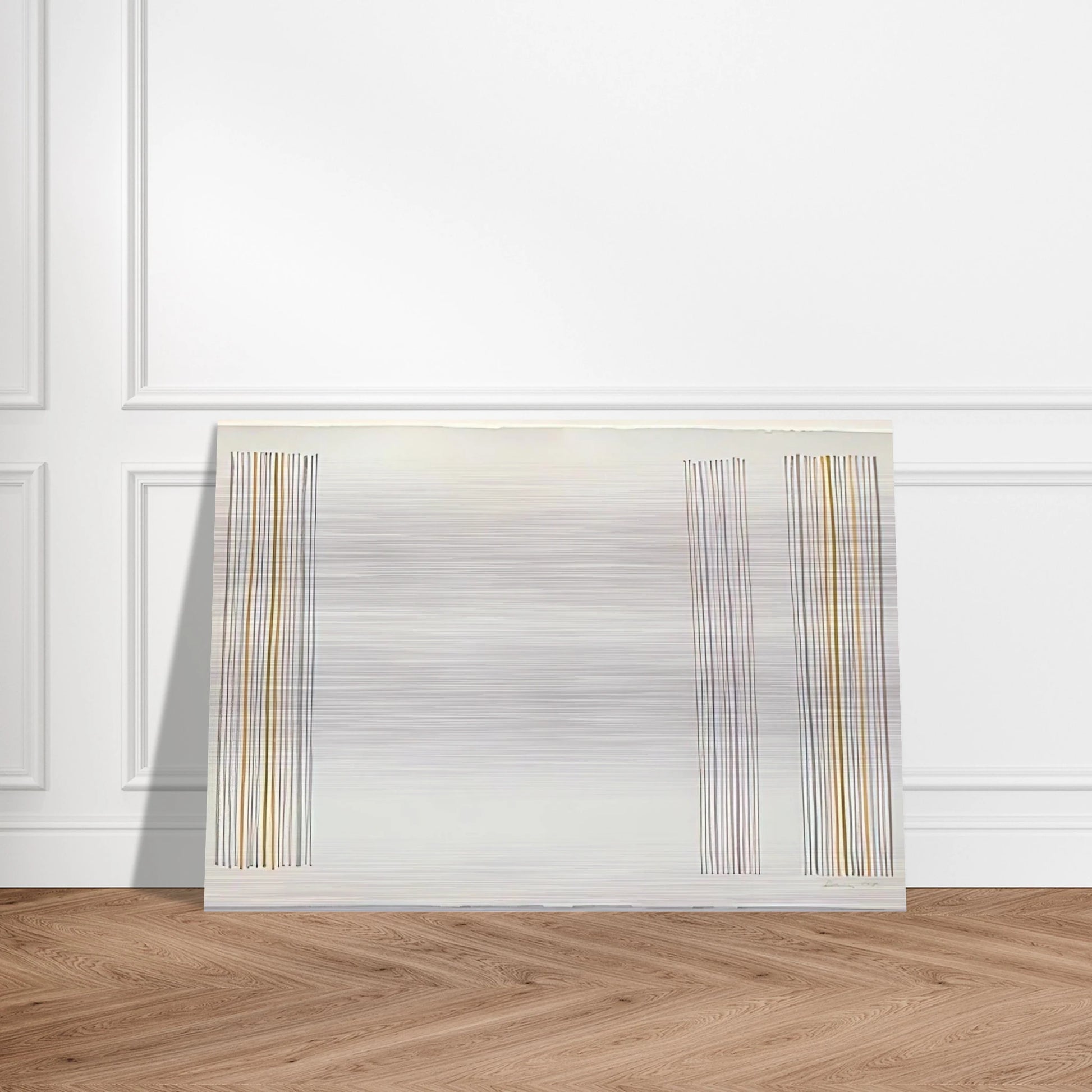 Untitled - 1981 - Gene Davis Brushed Aluminum Print - 70x100 cm / 28x40 inches | Gene Davis Aluminum Print | Gene Davis Prints