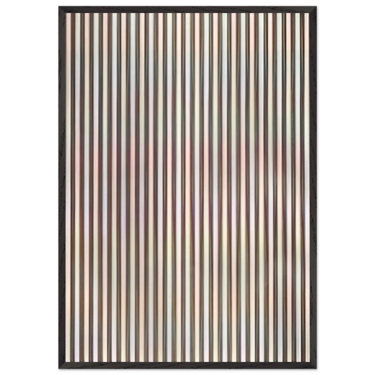 ZING 1 1971 - Bridget Riley Framed Art Print – Black Wooden Frame - Default Title - -Framed Art Print