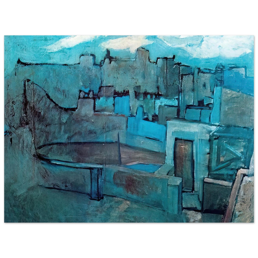 Pablo Picasso - The roofs of Barcelona Fine Art Poster - Default Title