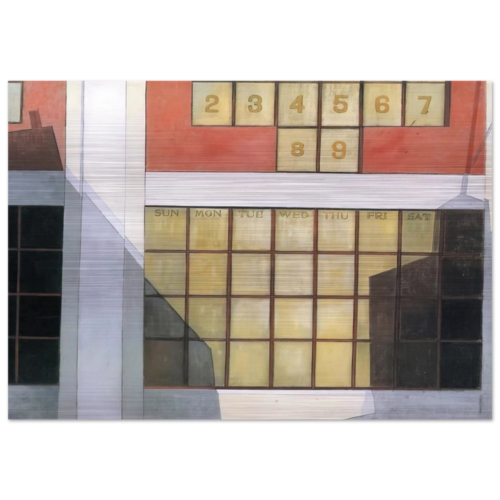 Business - 1921 - Charles Demuth Brushed Aluminum Print - 70x100 cm / 28x40 inches | Charles Demuth Aluminum Print | Charles Demuth Prints
