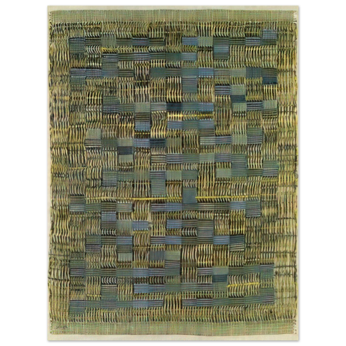 Anni Albers - TIKAL 1958  75x100 cm / 30x40inches Fine Art Poster