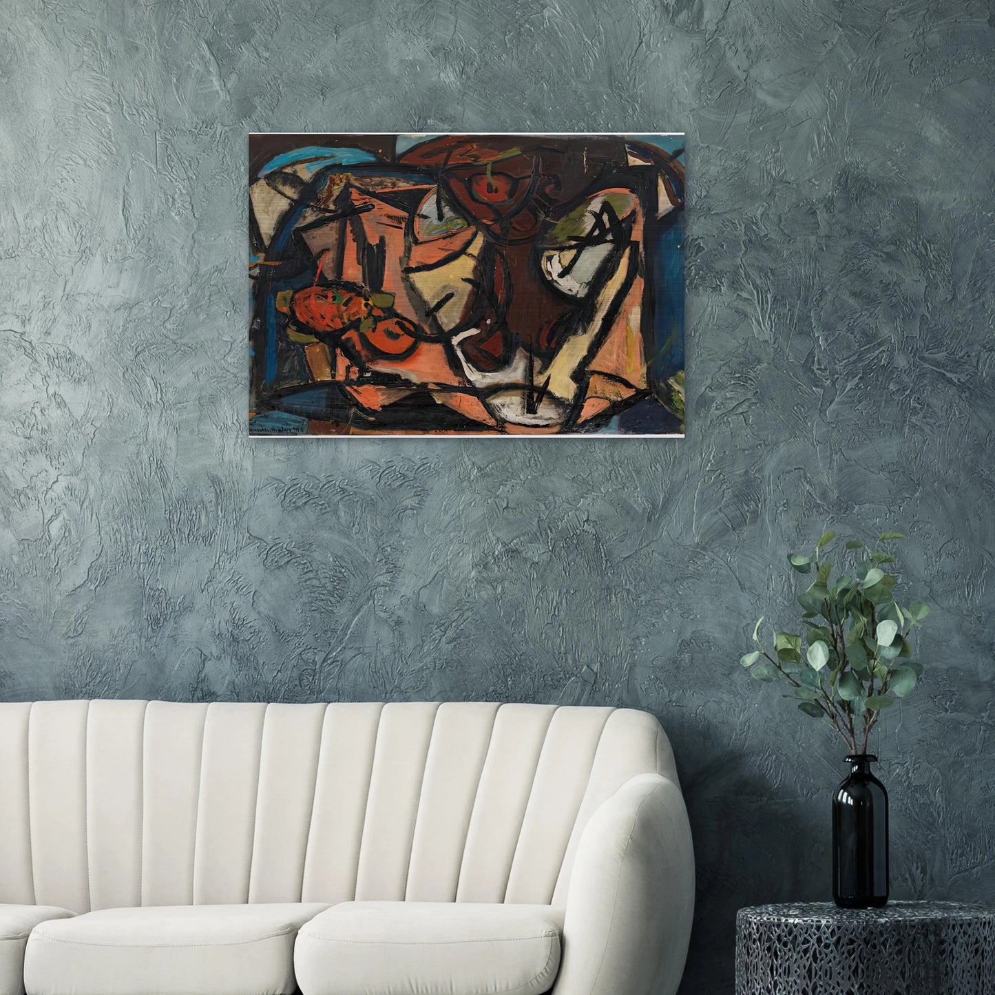 Still Life, 1948- - Helen Frankenthaler Brushed Aluminum Print - 70x100 cm / 28x40 inches | Helen Frankenthaler Aluminum Print | Helen Frankenthaler Prints