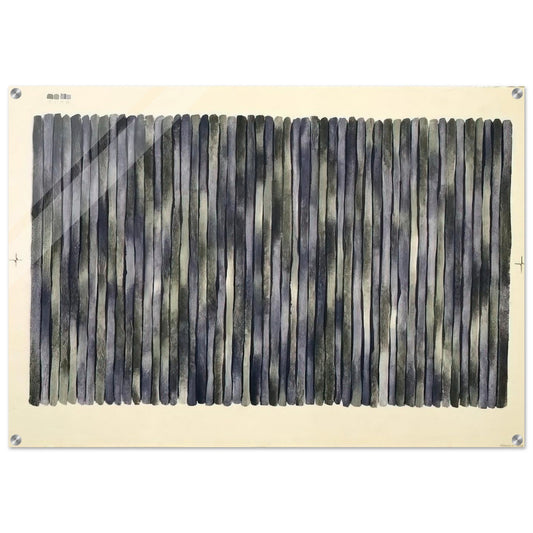 Adam's Rib - 1980 - Gene Davis Acrylic Print - 70x100 cm / 28x40″ inches