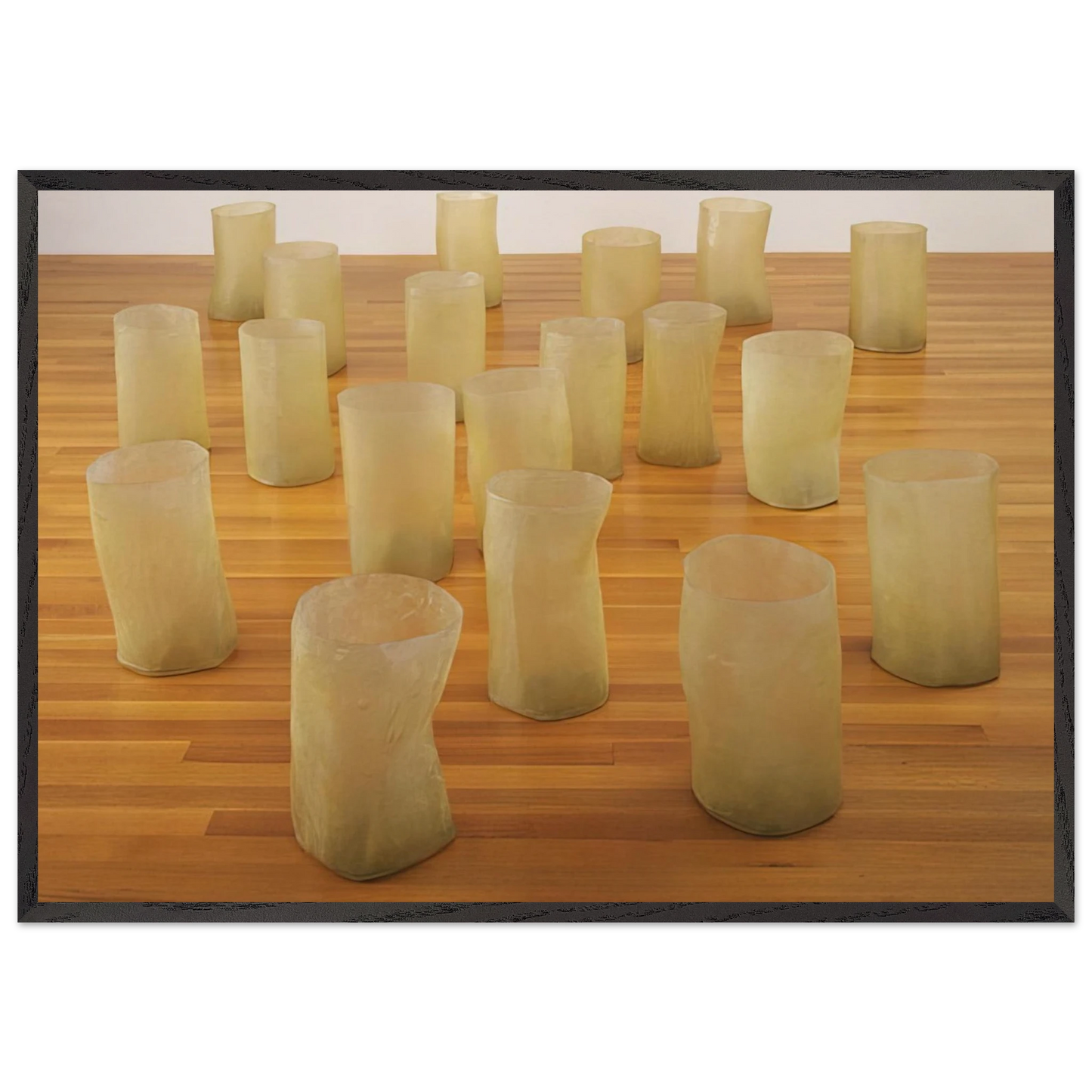 REPETITION NINETEEN III 1968 - Eva Hesse Framed Art Print – Black Wooden Frame - Default Title - -Framed Art Print