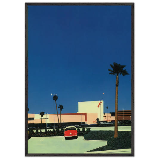 In the beginning III Mall - Hiroshi Nagai Framed Art Print – Black Wooden Frame - Default Title - -Framed Art Print