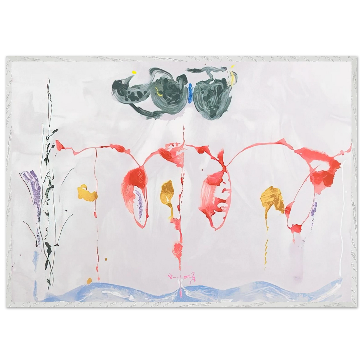 Helen Frankenthaler - Aerie - 2009 Wall art - 45x60 cm / 18x24 inches - Fine Art Poster - -