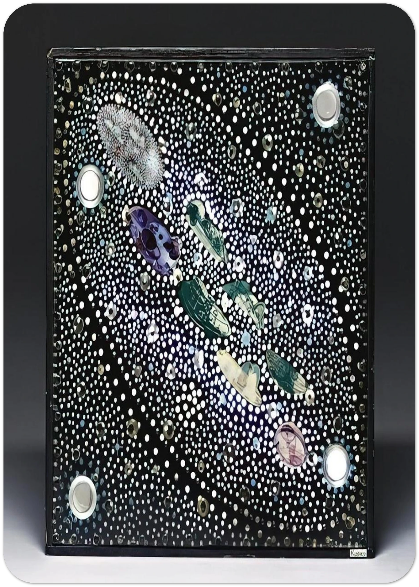 Constelación y Hábitat Hidroespacial - 1980 By Gyula Kosice Pack of 10 Post Cards | Gyula Kosice Post Cards | A6 (10.5 x 14.8 cm) - 4.1 x 5.8 inches