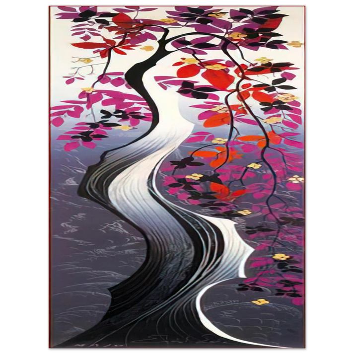 Eyvind Earle - Twisted Tree  75x100 cm / 30x40inches Fine Art Poster