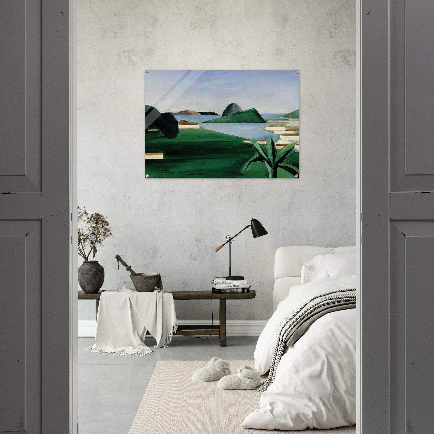 Rio de Janeiro - Tarsila do Amaral Acrylic Print - 70x100 cm / 28x40″ inches | Tarsila do Amaral Wall Art | Tarsila do Amaral Prints