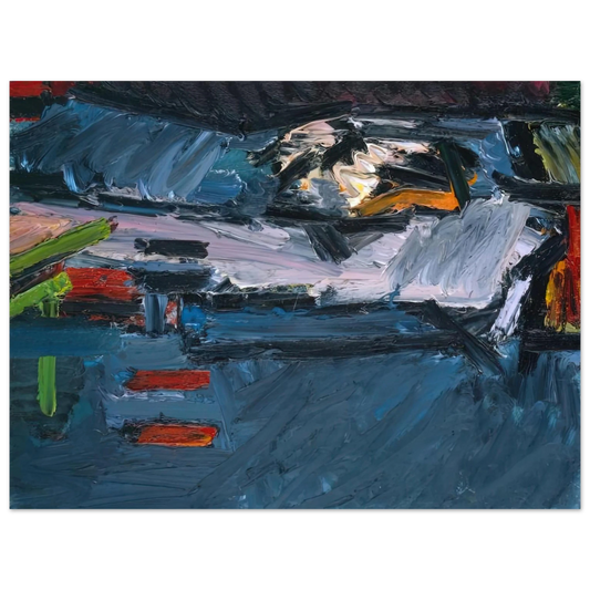 Frank Auerbach - FIGURE ON A BED 1970 Fine Art Poster - Default Title