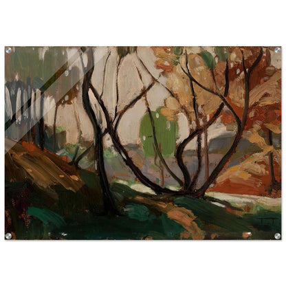 SKETCH FOR OPULENT OCTOBER 1915 - Tom Thomson Acrylic Print - 70x100 cm / 28x40″ inches | Tom Thomson Wall Art | Tom Thomson Prints