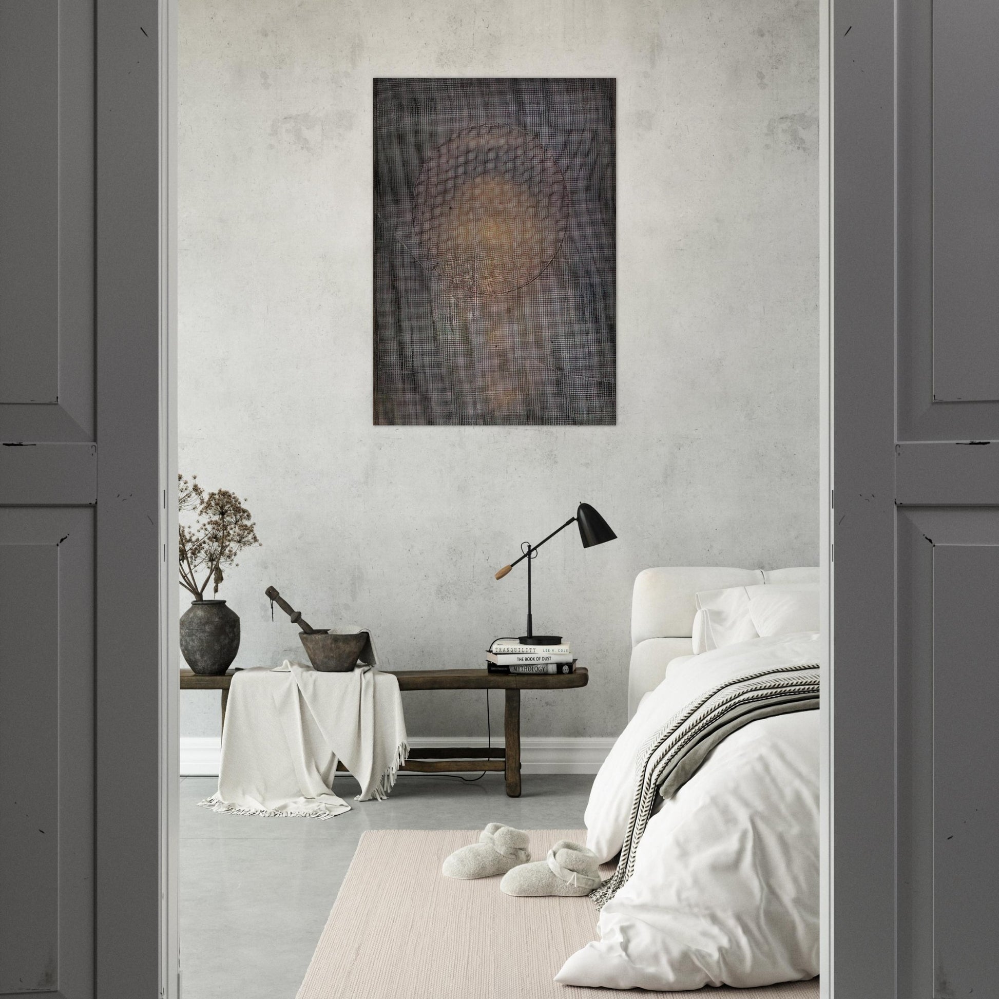 Espejo de sacrista - Art Informel - Manuel Rivera Brushed Aluminum Print - 70x100 cm / 28x40 inches | Manuel Rivera Aluminum Print | Manuel Rivera Prints