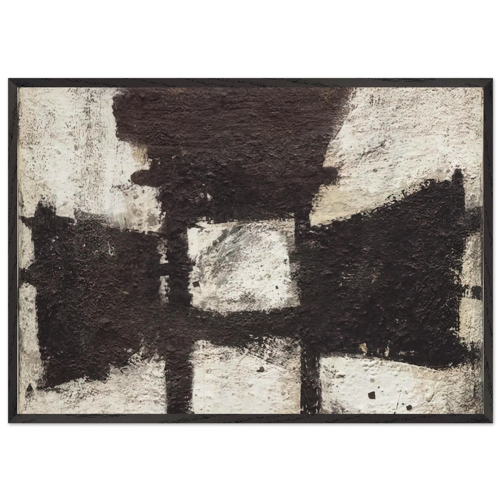 Zyig - Cy Twombly Framed Art Print – Black Wooden Frame - Default Title - -Framed Art Print