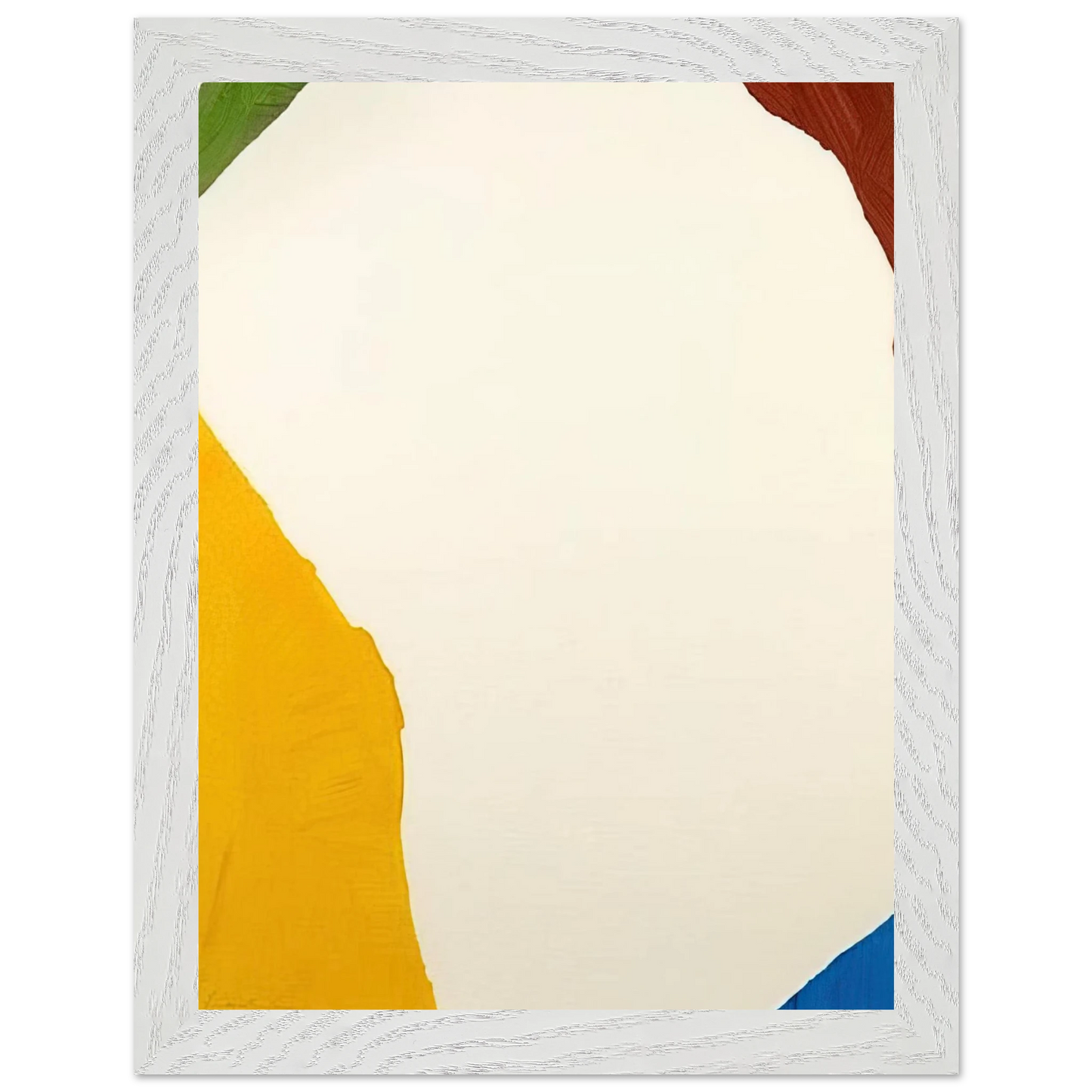 Helen Frankenthaler - Wind Directions - 1970 Wall art - 27x35 cm / 11x14 inches - Premium Wooden Framed Poster With Fine Art Paper - Wood frame