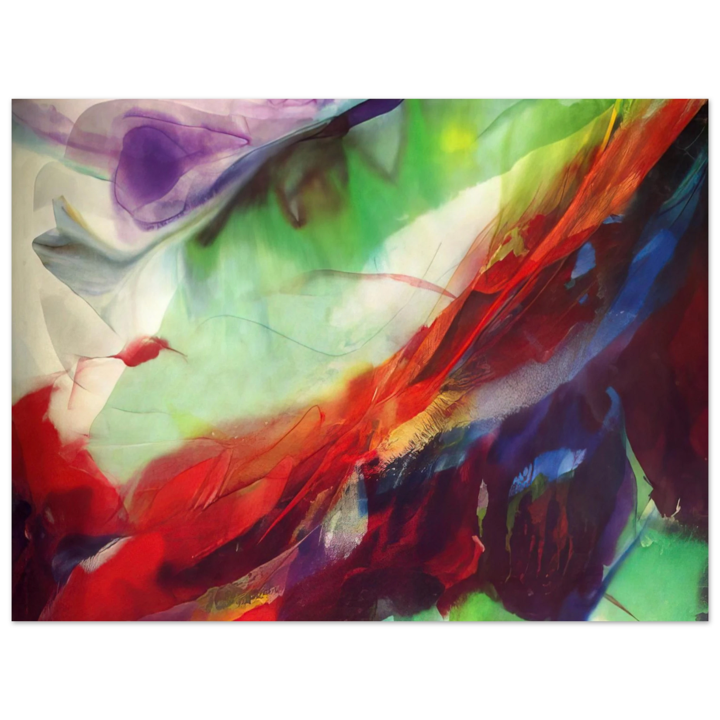 Paul Jenkins - Phenomena Sun over the Hour Glass Fine Art Poster - Default Title