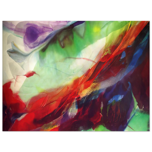 Paul Jenkins - Phenomena Sun over the Hour Glass Fine Art Poster - Default Title