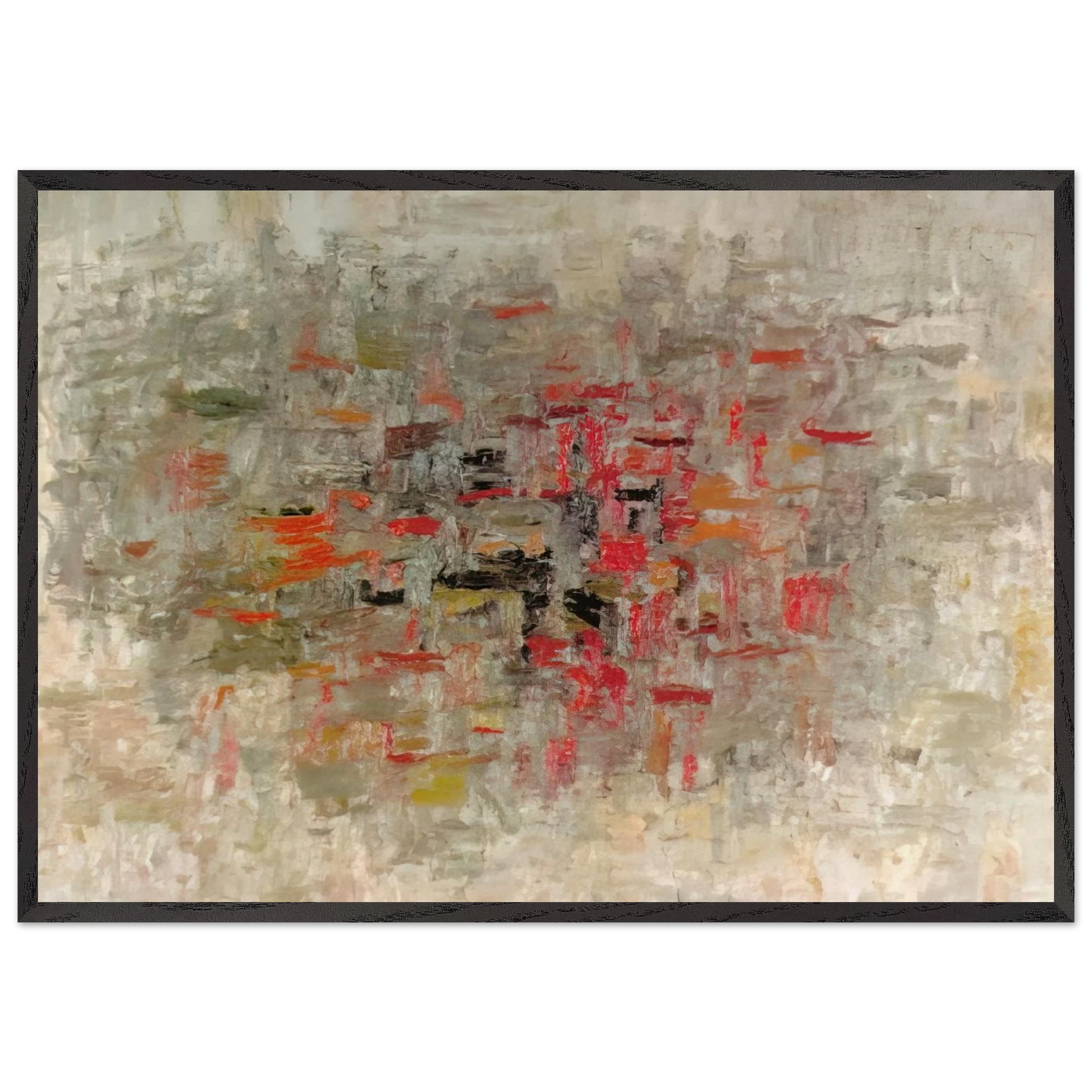 TO B W T - Philip Guston Framed Art Print – Black Wooden Frame - Default Title - -Framed Art Print