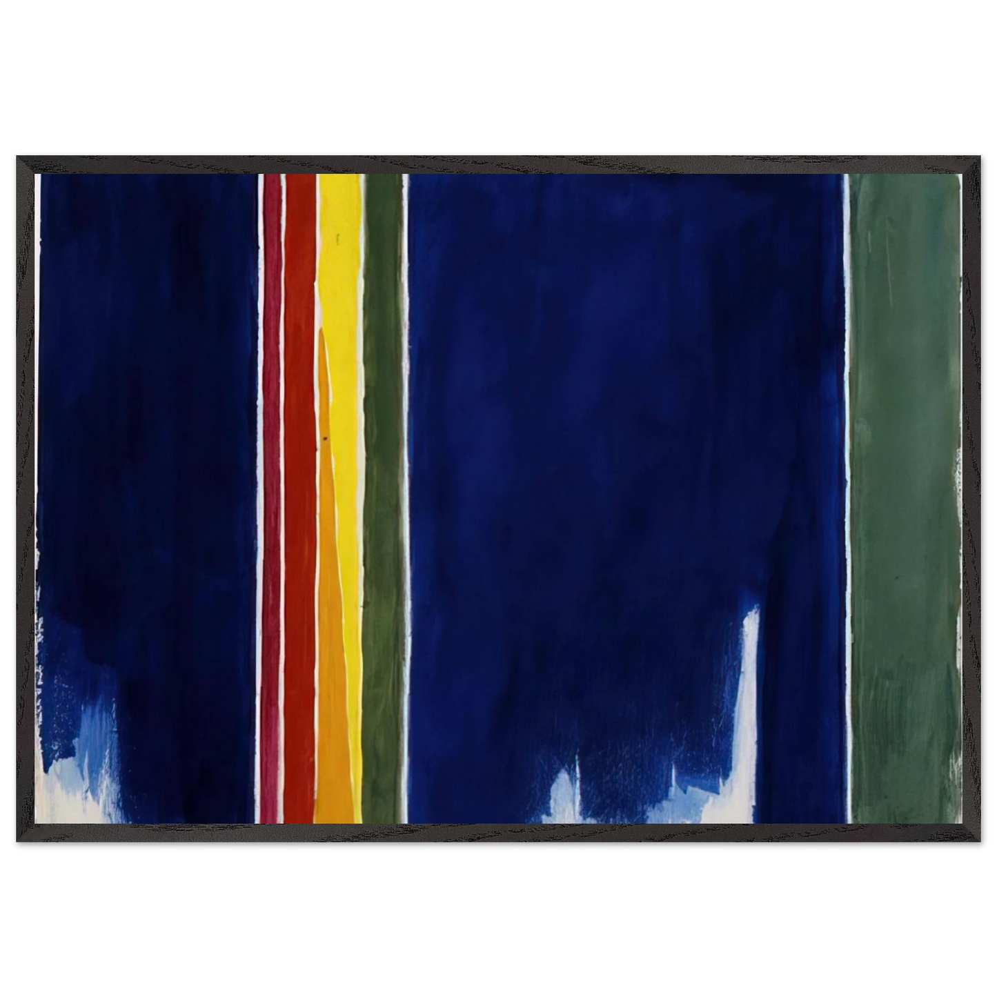 ATMOSPHERIC EFFECTS I 1970 - Alma Woodsey Thomas Framed Art Print – Black Wooden Frame - Default Title - -Framed Art Print