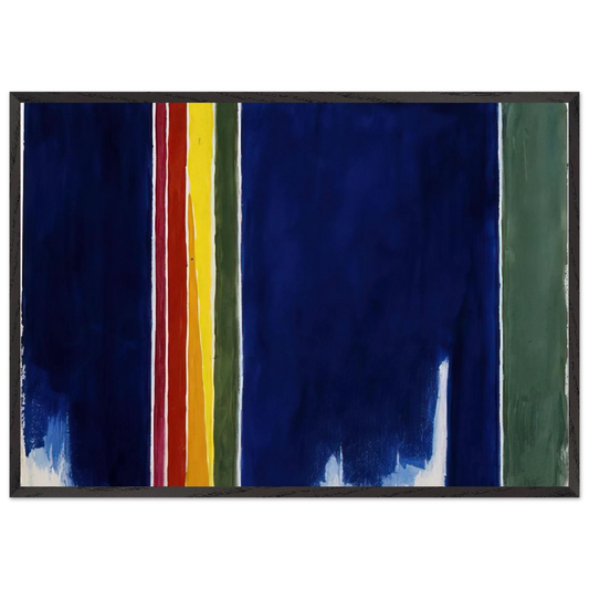 ATMOSPHERIC EFFECTS I 1970 - Alma Woodsey Thomas Framed Art Print – Black Wooden Frame - Default Title - -Framed Art Print