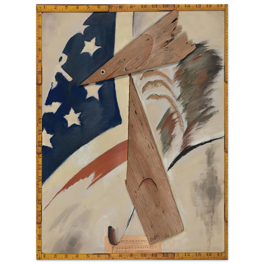 Arthur Dove - Portrait of Ralph Dusenberry - 1924 Fine Art Poster - Default Title