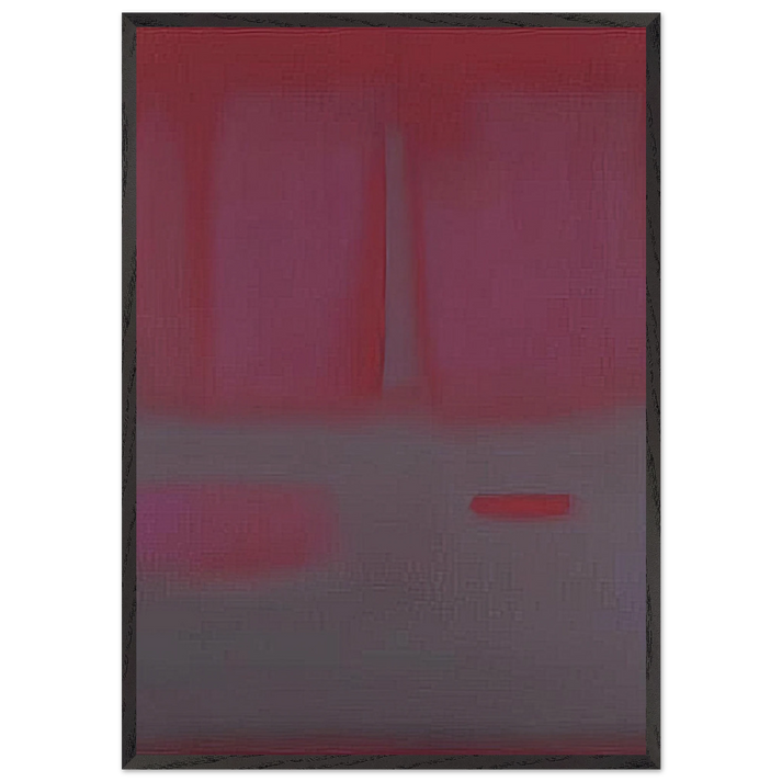 SILVER LIGHT 1975 - Esteban Vicente 70x100 cm / 28x40 inches Framed Art Print – Black Wooden Frame