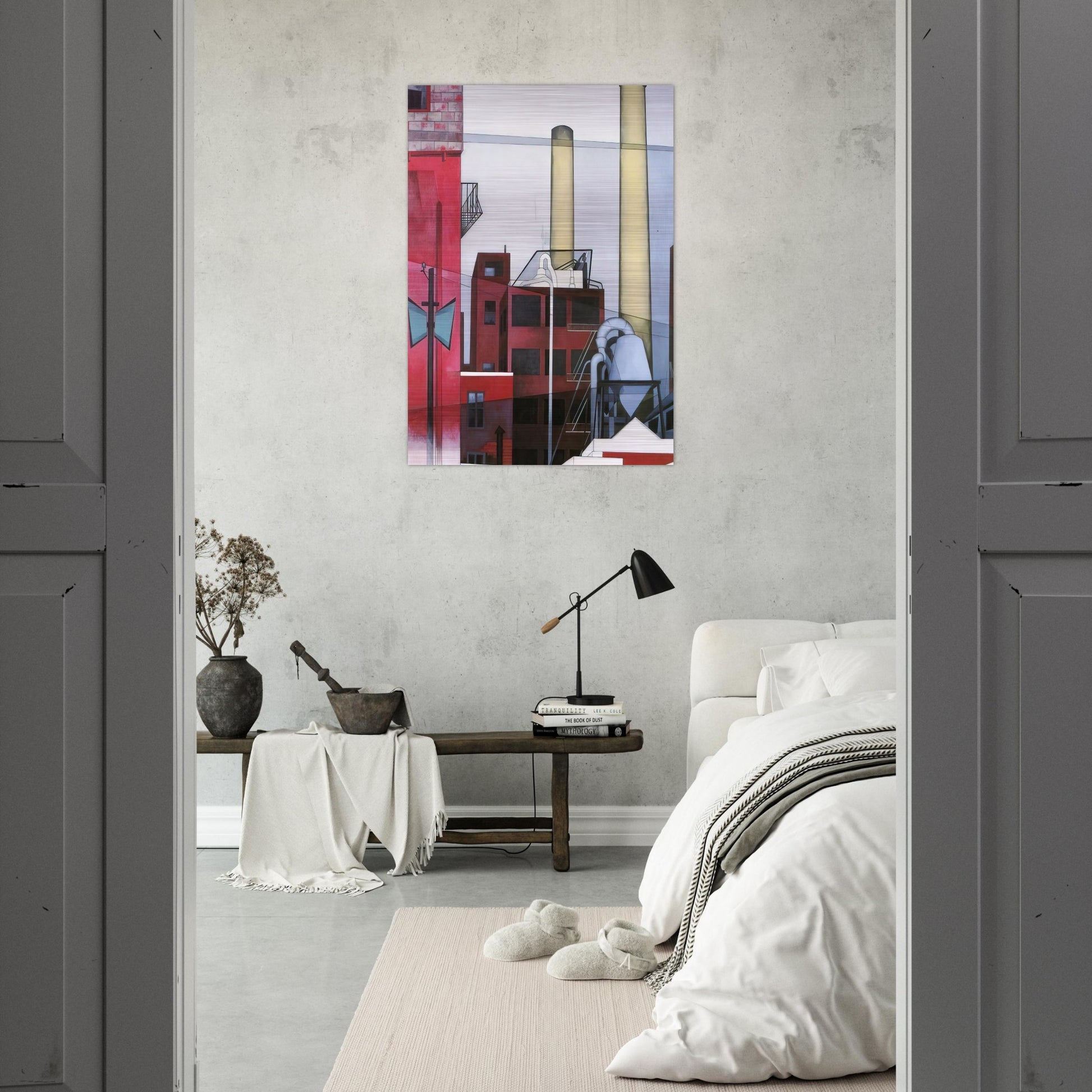 After All - 1933 - Charles Demuth Brushed Aluminum Print - 70x100 cm / 28x40 inches | Charles Demuth Aluminum Print | Charles Demuth Prints