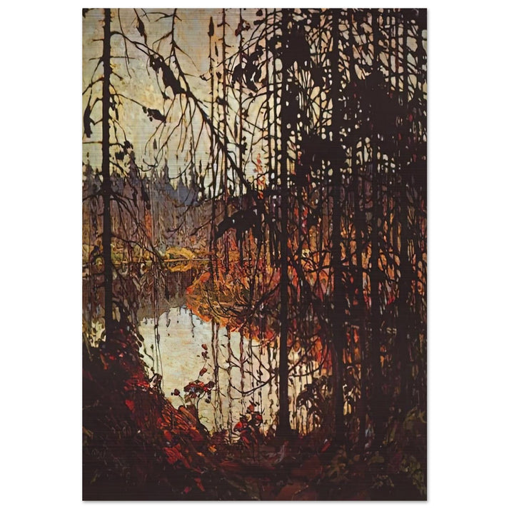NORTHERN RIVER 1915 - Tom Thomson Brushed Aluminum Print - 70x100 cm / 28x40 inches | Tom Thomson Aluminum Print | Tom Thomson Prints