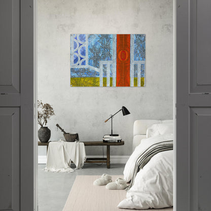 Epilogue - 1974 - Jimmy Ernst Acrylic Print - 70x100 cm / 28x40″ inches | Jimmy Ernst Wall Art | Jimmy Ernst Prints