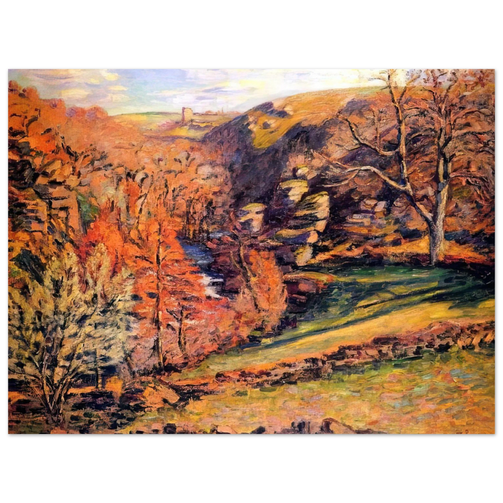 Armand Guillaumin - Madness Ravine, Crozant  75x100 cm / 30x40inches Fine Art Poster