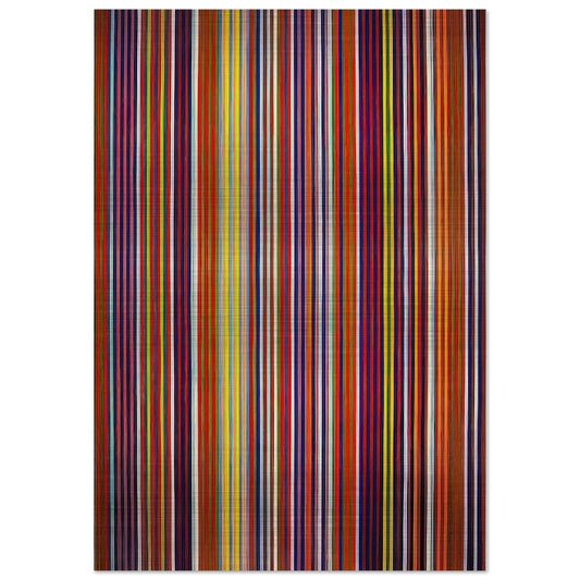 Untitled - 1964 - Gene Davis Brushed Aluminum Print - 70x100 cm / 28x40 inches | Gene Davis Aluminum Print | Gene Davis Prints