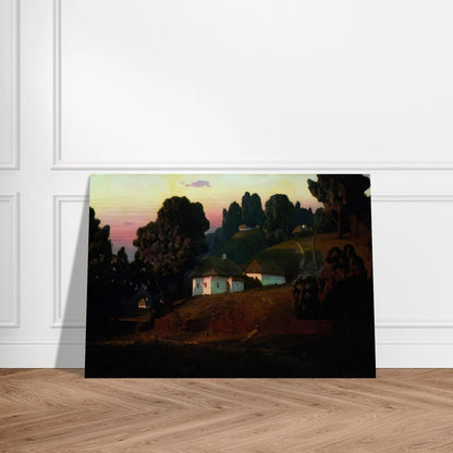 Evening in Ukraine - Arkhyp Kuindzhi Brushed Aluminum Print - 70x100 cm / 28x40 inches | Arkhyp Kuindzhi Aluminum Print | Arkhyp Kuindzhi Prints