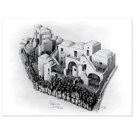 MC Escher - ESCHER (24) Wall Art - 21x29.7 cm / 8x12" - Fine Art Poster - -