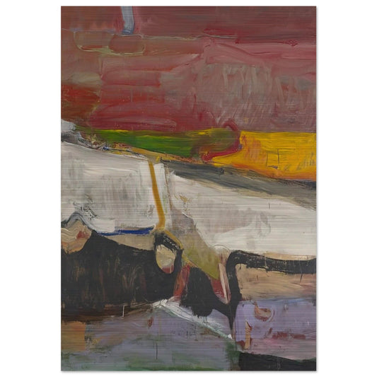 Berkeley #59 - Richard Diebenkorn Brushed Aluminum Print - 70x100 cm / 28x40 inches | Richard Diebenkorn Aluminum Print | Richard Diebenkorn Prints