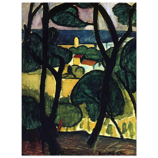 Henri Matisse - VIEW OF COLLIOURE Fine Art Poster - Default Title