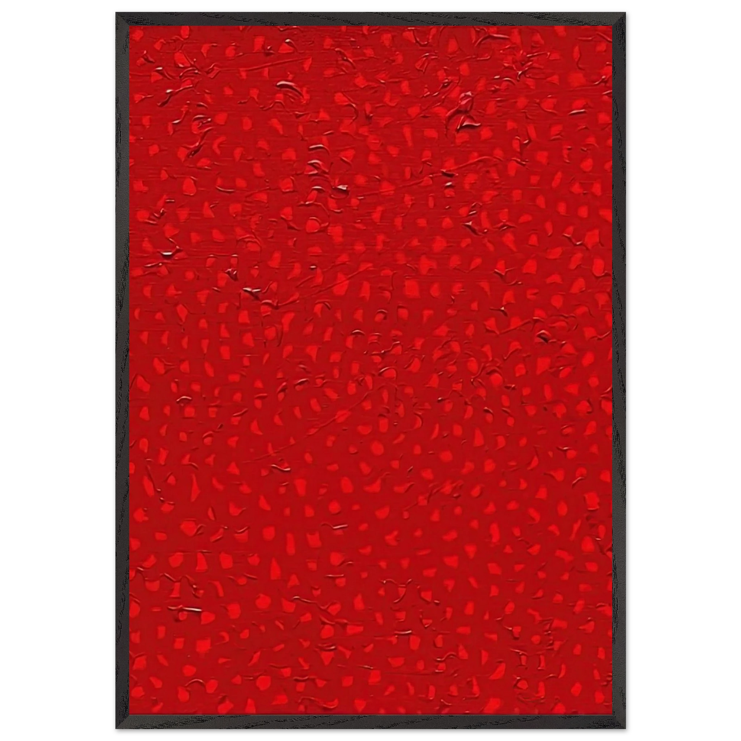 INFINITY NET 1998 - Yayoi Kusama 70x100 cm / 28x40 inches Framed Art Print – Black Wooden Frame