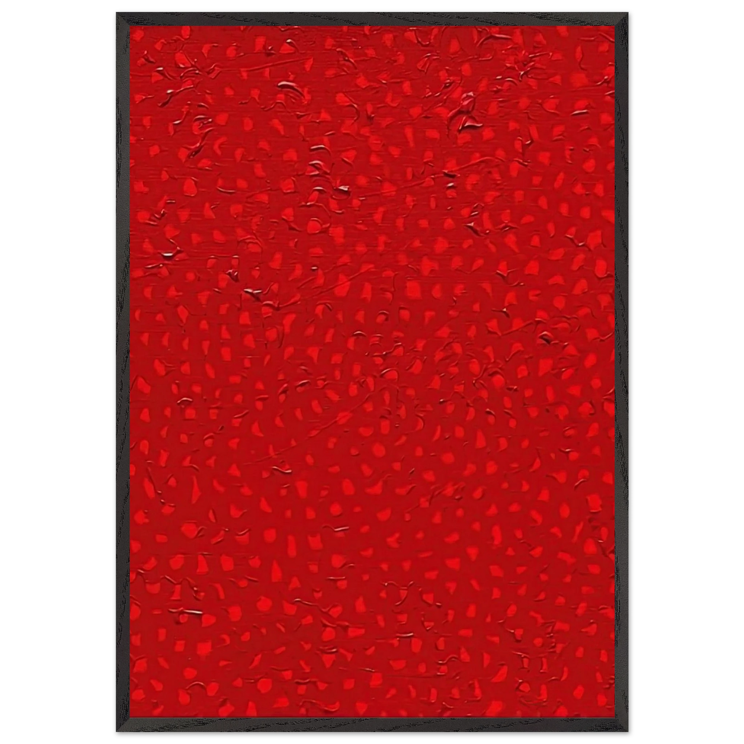 INFINITY NET 1998 - Yayoi Kusama 70x100 cm / 28x40 inches Framed Art Print – Black Wooden Frame