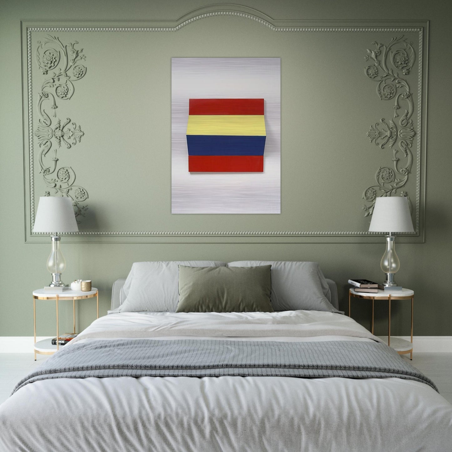 Fold - 1966 - Charlotte Posenenske Brushed Aluminum Print - 70x100 cm / 28x40 inches | Charlotte Posenenske Aluminum Print | Charlotte Posenenske Prints