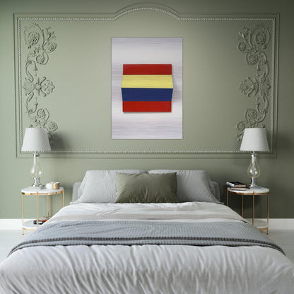 Fold - 1966 - Charlotte Posenenske Brushed Aluminum Print - 70x100 cm / 28x40 inches | Charlotte Posenenske Aluminum Print | Charlotte Posenenske Prints