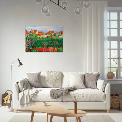 David Hockney - David Hockney Brushed Aluminum Print - 70x100 cm / 28x40 inches | David Hockney Aluminum Print | David Hockney Prints | David Hockney Art | Artwork by David Hockney